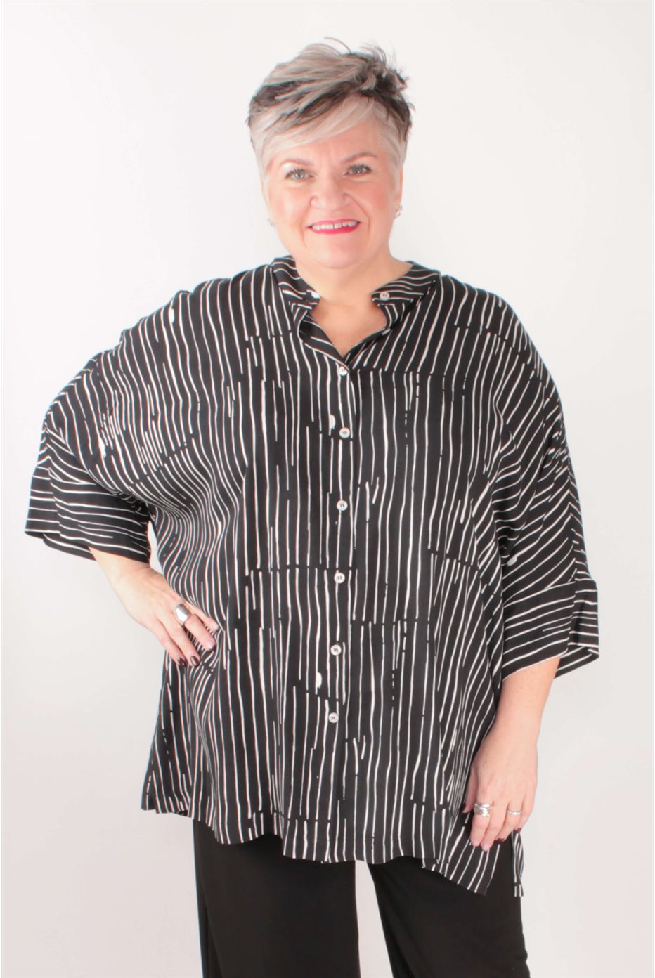 Blouse Rayures Mat Fashion